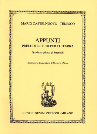 Mario Castelnuovo-Tedesco - Appunti (1967)