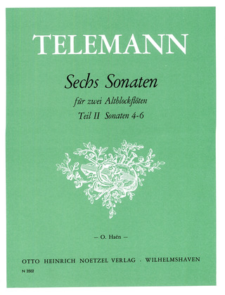 Georg Philipp Telemann - Sechs Sonaten 2