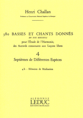 Henri Challan - 380 Basses et Chants Donnés Vol. 4B