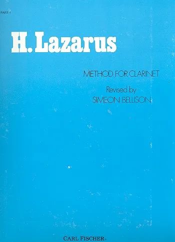 Henry Lazarus - Method for Clarinet 1