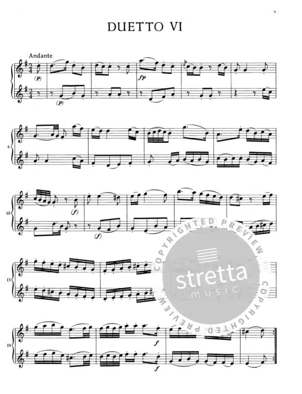 Carl Stamitz - Sechs Duette für zwei Flöten oder Violinen op. 27