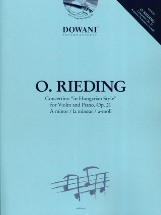 Oskar Rieding: Concertino A minor op. 21 "in Hungarian Style"