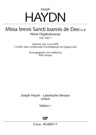 Joseph Haydn - Missa brevis Sti. Joannis de Deo