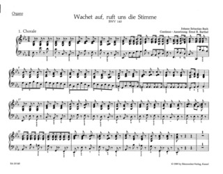 Johann Sebastian Bach - Wake ye maids! hark, strikes the hour BWV 140