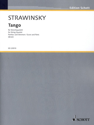 Igor Strawinsky - Tango (1940)