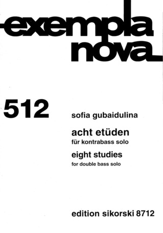 Sofia Gubaidulina - 8 Etüden für Kontrabass solo