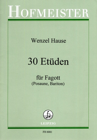 Wenzel Hause: 30 Etüden