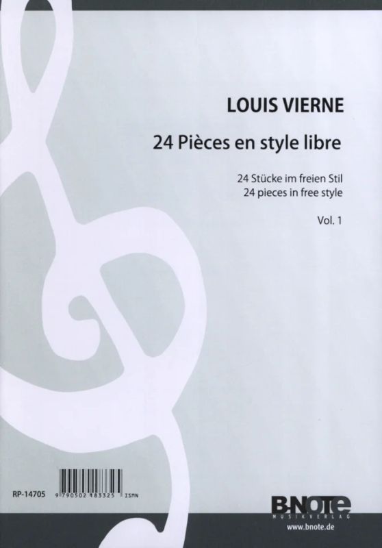 Louis Vierne - 24 Pieces en style libre op. 31 1