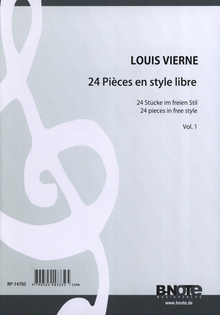 Louis Vierne: 24 Pieces en style libre op. 31 1