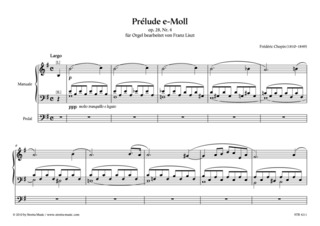 Fryderyk Chopin - Prélude e-Moll