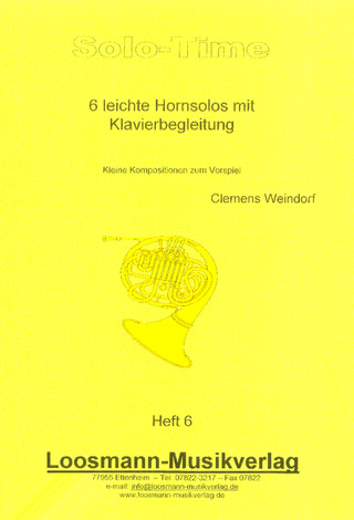 Weindorf Clemens: 6 Leichte Hornsolos