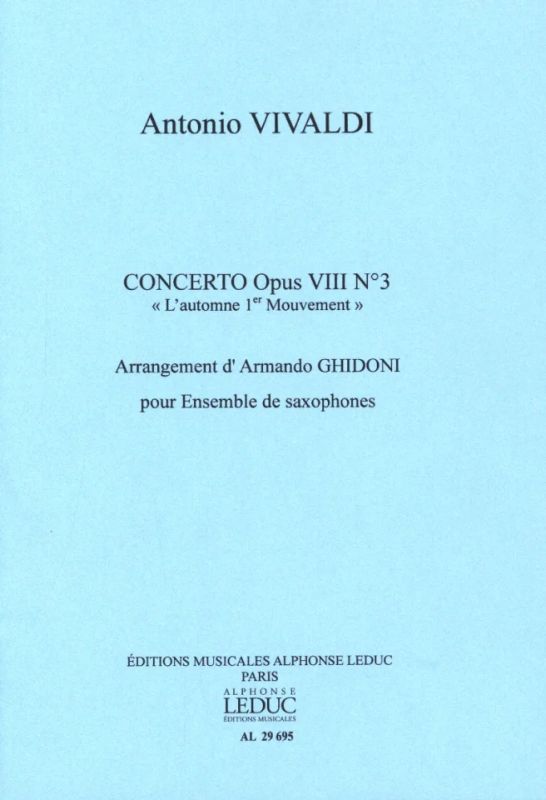 Antonio Vivaldi - Autumn - 1st Movement In F Major