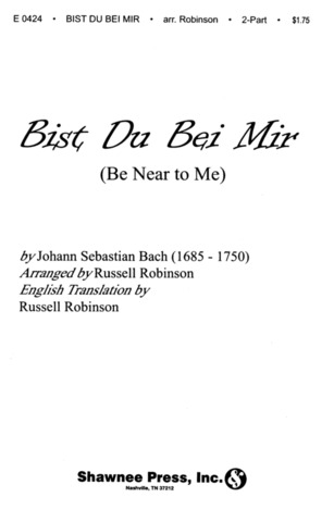 Johann Sebastian Bach - Bist du bei mir