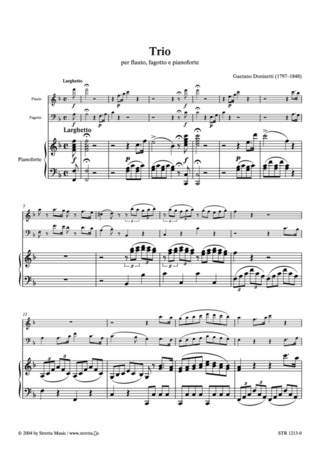 Gaetano Donizetti: Trio