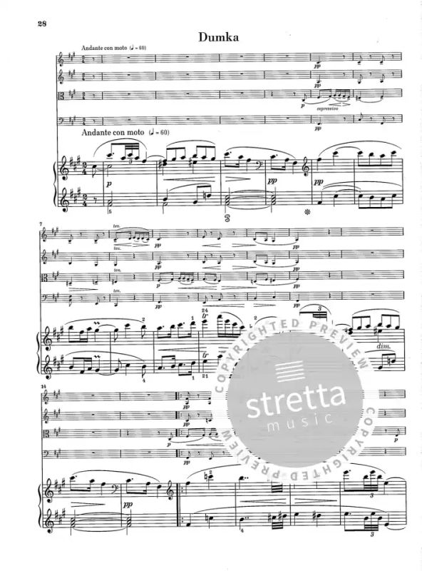 Antonín Dvořák - Piano Quintet in A major op. 81