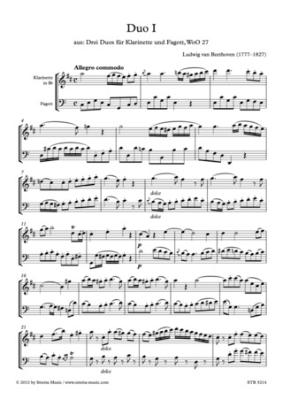 Ludwig van Beethoven - Duo I