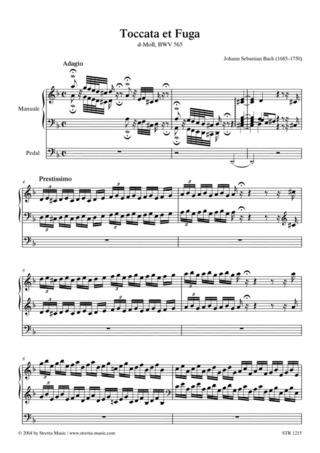 Johann Sebastian Bach: Toccata und Fuge d-Moll