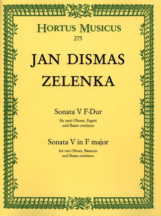 Jan Dismas Zelenka - Sonata V für zwei Oboen, Fagott und Basso continuo F-Dur ZWV 181/5