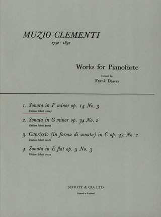 Muzio Clementi - Sonate f-Moll op. 14/3