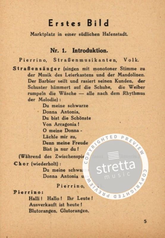 Franz Lehár y otros.: Giuditta – Libretto (1)