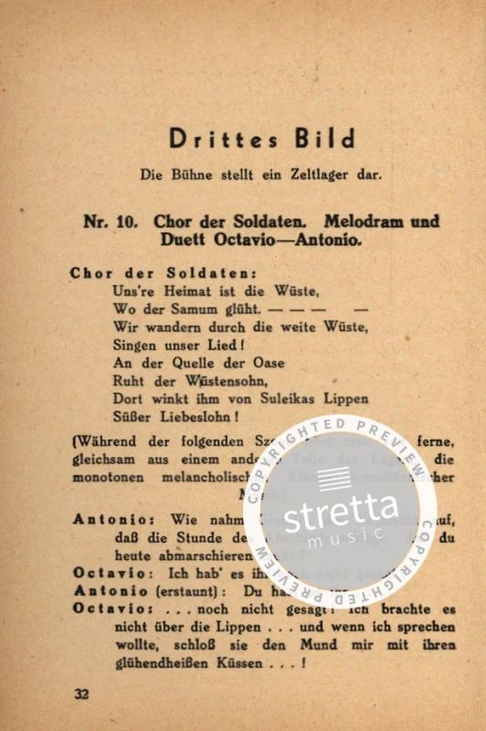 Franz Lehár y otros.: Giuditta – Libretto (3)