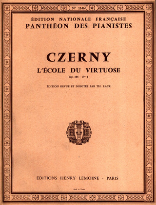 Carl Czerny - Ecole du virtuose Op.365 n°1