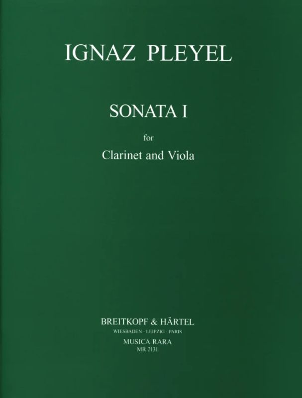 Ignaz Josef Pleyel - Sonata Nr. 1 BEN 5491