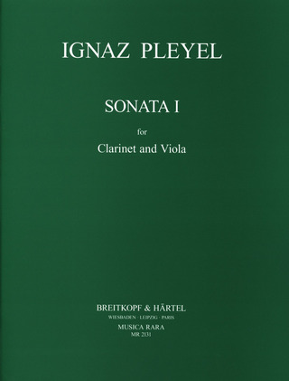 Ignaz Josef Pleyel - Sonata Nr. 1 BEN 5491