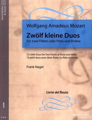 Wolfgang Amadeus Mozart: 12 kleine Duos KV 496a (487)