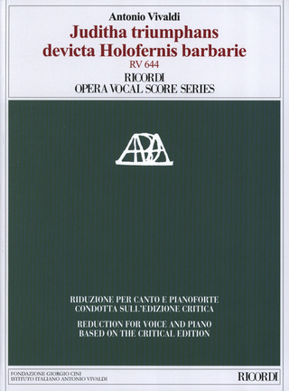 Antonio Vivaldi y otros. - Juditha Triumphans Devicta Holofernis Barbarie