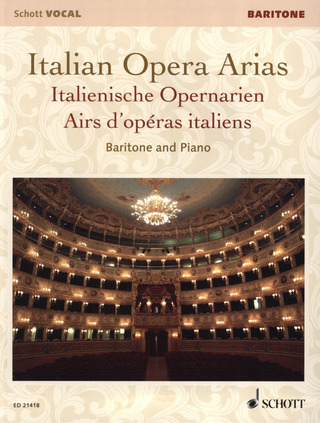 Airs d'opéras italiens – bariton