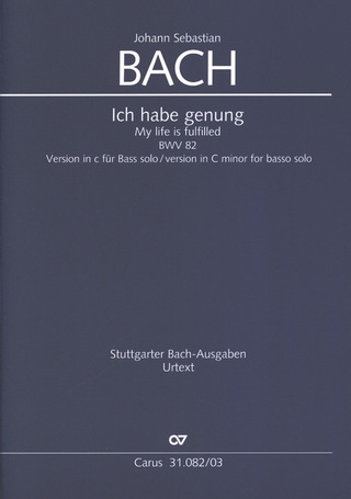 Johann Sebastian Bach: My life is fulfilled BWV 82