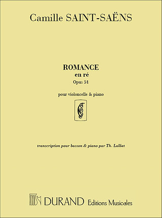 Camille Saint-Saëns - Romance Op 51 Basson-Piano