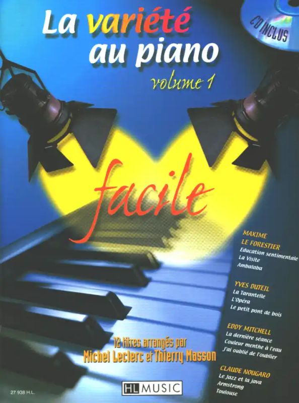 Michel Leclercet al. - La variété au piano Vol.1