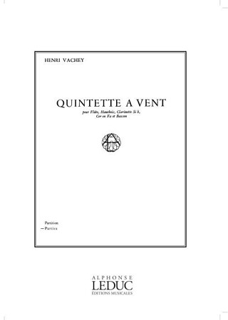 Henri Vachey - Henri Vachey: Quintette a Vent