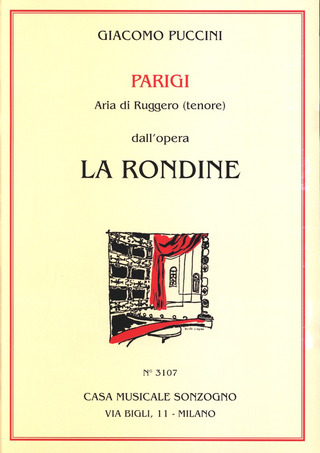Giacomo Puccini - Aria di Ruggero: Parigi