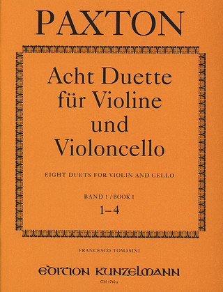 Stephen Paxton - 8 Duette für Violine und Violoncello