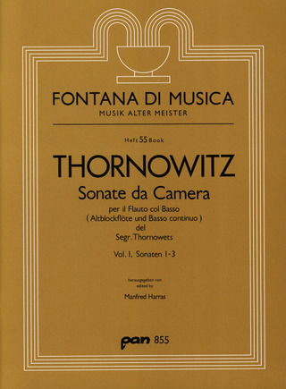 Thornowitz Henry: Sonate Da Camera 1 (1-3)