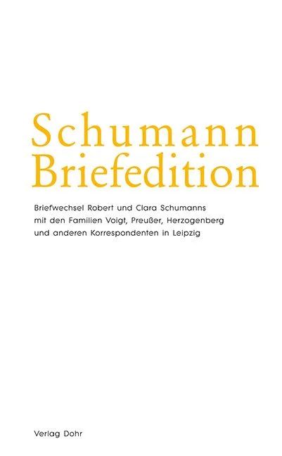Anja Mühlenweget al. - Schumann Briefedition 15 – Serie II: Freundes- und Künstlerbriefwechsel