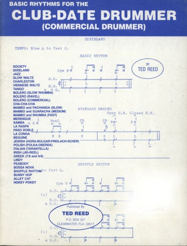 Ted Reed - Basic Rhythms for the Club-Date Drummer