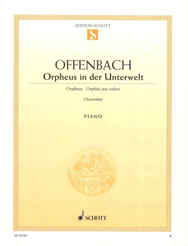 Orpheus in der Unterwelt from Jacques Offenbach | buy now in the Stretta sheet music shop