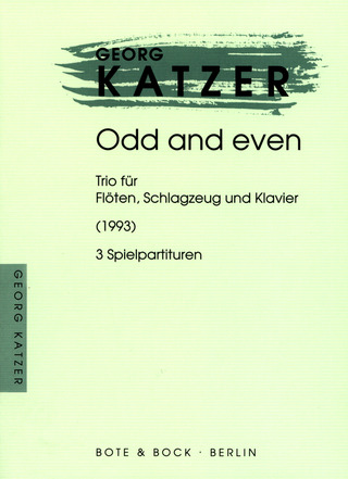 Georg Katzer - Odd and even (1993)