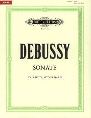 Claude Debussy - Sonate für Flöte, Viola und Harfe (1915)
