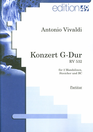 Antonio Vivaldi - Konzert G-Dur Rv 532