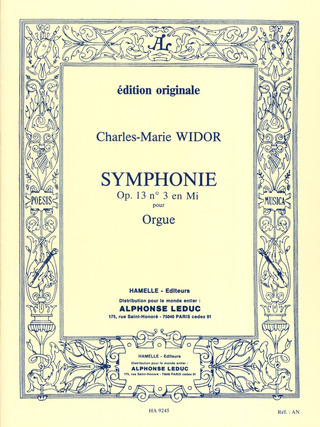 Charles-Marie Widor - Symphonie 3 Opus 13