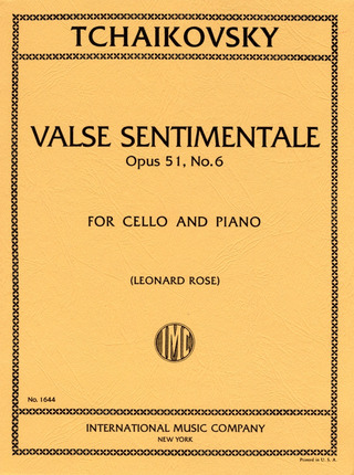 Pjotr Iljitsj Tsjaikovski - Valse sentimentale op. 51/6