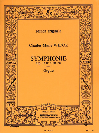 Charles-Marie Widor - Sinfonie F-Dur Op 13/4