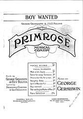 George Gershwin et al. - Boy Wanted (from 'Primrose')