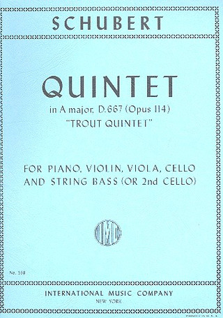 Franz Schubert - Quintett A-Dur Op 114 D 667