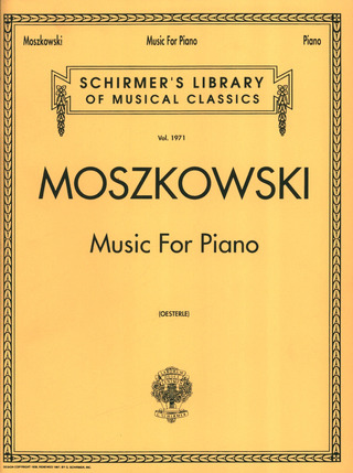 Moritz Moszkowski - Music for Piano